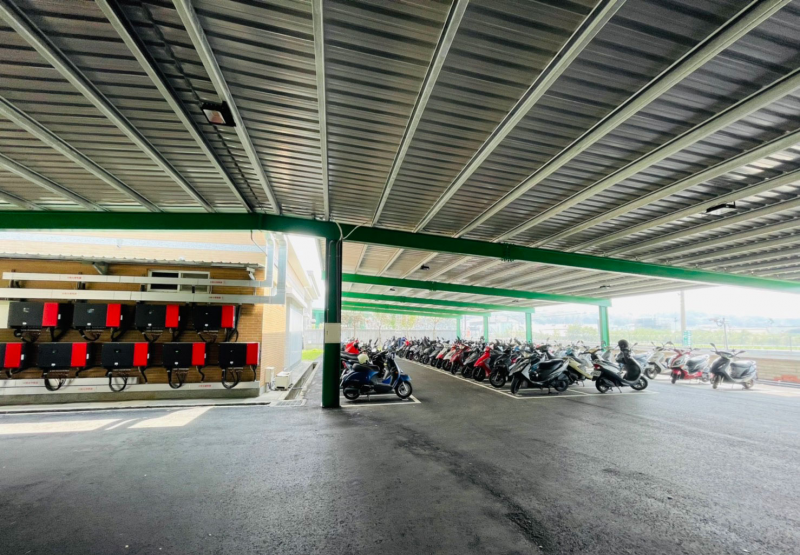 機車停車場太陽能系統